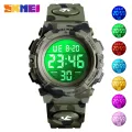 2020 SKMEI Boys Girls Electronic Digital Watch Outdoor Military Sport Watches Clock 50M Waterproof Wristwatch For Children Kids