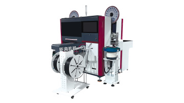 JH-09B-CG Fully Automatic Dual-Sided Crimping and Insertion Machine with Intermediate Tubing