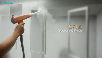 E7 lab powder coating gun