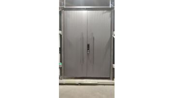 exterior aluminum door high quality grey color armored door design villa door entrance door