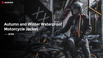 Autumn and Winter Waterproof Motorcycle Jacket - JK164