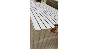 Factory-Groove and Slot White Melamine MDF in 12mm 15mm 18mm1