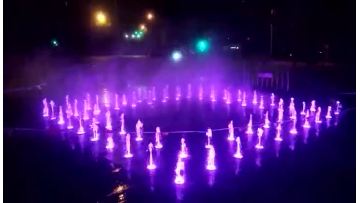 Custom square running fountain
