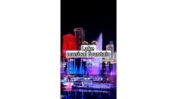 Floating Music Fountain for Ponds & Lakes