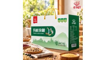 Organic grain gift box