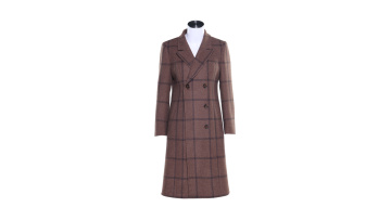 Hand made Top Quality winter women wool long coat Popular anti wrinkle overcoat women1