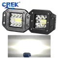 CREK 5 Inch 39W 48W 12V 24V Flush Mount Offroad LED Work Light Pods 4x4 4WD ATV Truck LED Lamp For Auto Car SUV Tractor Off-road