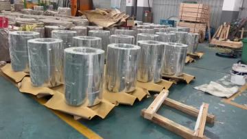 Finished products made from oiled tinplate coils