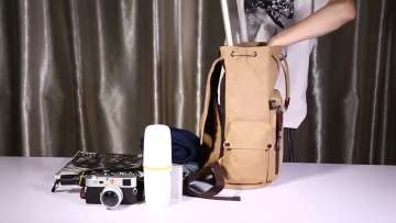 Large leisure outdoor business hiking bags backpacks carry on travel computer vintage canvas backpack1