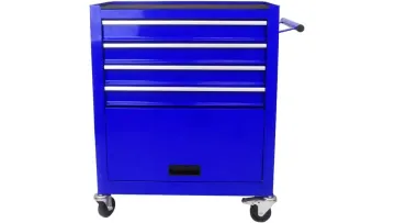 Heavy-Duty Metal Tool Chest Workbench with Rolling Box Trolley Drawers Garage Storage Cabinets Lock Cart Tool Cabinet Set1