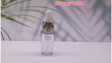 Empty Glass Dropper Bottle
