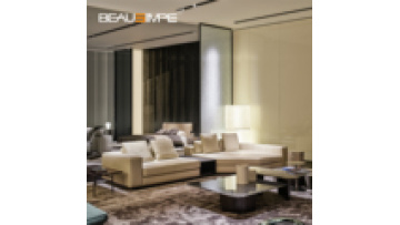 Freeman Italian Sofa Minimal Full Leather High End Villa Couch Living Room Sofas Furniture Collection Corner Combination Sofa1