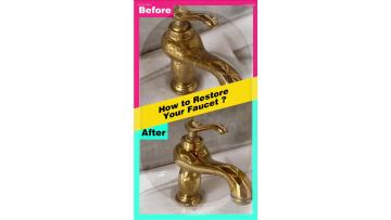 Faucet maintenance in English
