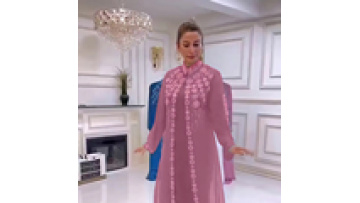 Traditional Dubai Abaya Robe Set Middle East Muslimah Elegant Islamic Clothing Women Maxi Dress1