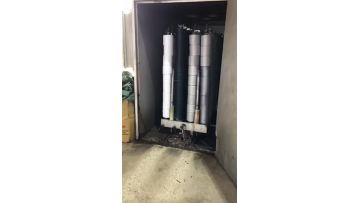 Hot air yarn drying machine