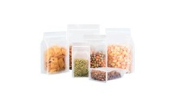 Customized Stand Up Pouch  Matte Plastic Packaging Bag With Zip Lock1