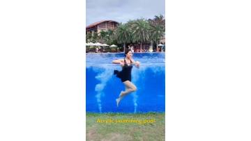100 mm thick glass acrylic sheet for outdoor acrylic swimming pool wall1