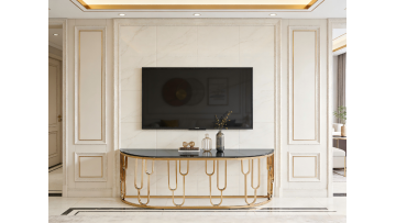 TL-AS517 Elegant Glass Top Side Table with Sleek Stainless Steel Frame
