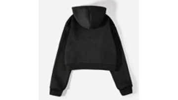 Custom cropped hoodie Personalized crop hoodies Bulk order custom top Lightweight cropped hoodie1