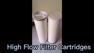 High Flow Pleated Filter Cartridge