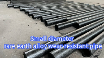 Small diameter wear-resistant pipe