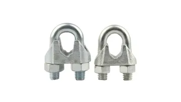 Metric Stainless Steel DIN741 Cable Clamps 304 316 Galvanized Wire Rope Clip1