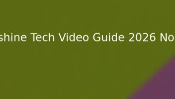 Anshine Tech Video Guide 2026 No.42