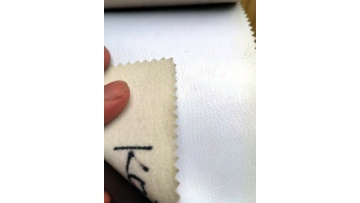Microfiber Carbon Back Faux Leather Eco-Friendly PU Embossed Pattern Comfortable Bedding Knitted for Furniture Car Bag Garments