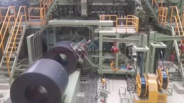 Dual-head hot-rolled steel coils strapping machine