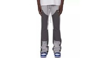 Wholesale Flared Sweatpants Custom Mens 100% Cotton Sweat Pant Men Carpenter Flare Stacked Pants1