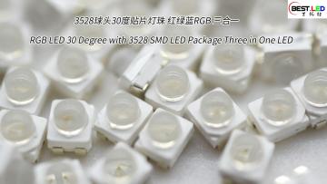 RGB LED 30 Degree with 3528 SMD LED Package 