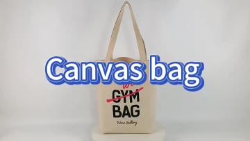 organic cotton canvas bag
