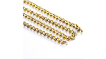 OEM bag chains high quality PVD Coating 18k real gold stainless steel decorative parts metal fabrication aluminum chains1