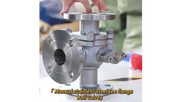 Three way ball valve