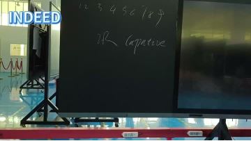 interactive smart board in room for children