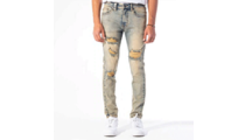 Custom Men'S Jeans New Design Fashion Ripped Jeans Patched Denim Distressed Fading Pants For Men1