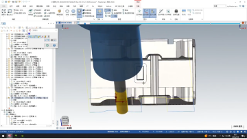 Precision cavity part 3D CAD design