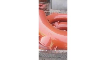 EN877 fitting Long radius bend with round door