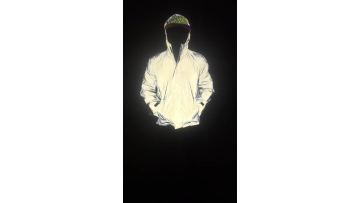 Men full reflective jacket hip hop windbreaker without any logos womens and mens hoodies plus size jackets and coats