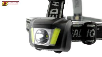 150 lumens strobe headlamp led aaa battery powered led light headlamp Outdoor head lamp for camping1