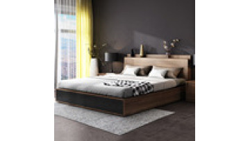 Furniture set can be raised and lowered adjustable wooden storage bed home furniture set popular design multifunctional bedroom1