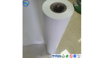 Rigid Porcelain White PVC Thermoplastic Laminating