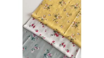 Soft breathable 140-150cm floral dress jacquard printed rayon fabric1
