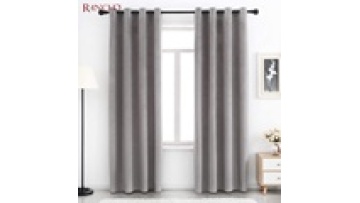 For Home Outdoor Gray Velvet Soundproof Curtain Wholesale Blackout Window Curtain1