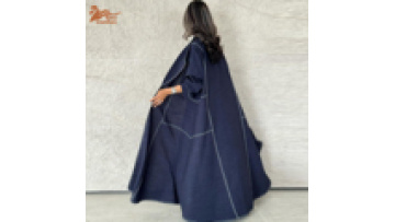 Latest Design Open Trending Abayas Solid Color Kimono Islamic Clothing for Muslim Women Plain Design Daily Wear Dresses1