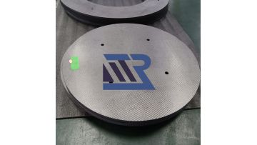 T 60 mm carbon fiber hard felt disc