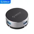 ORICO USB HUB Aluminum 3 Port USB3.0 Circular HUB with Mouse Cable Management USB Splitter for iMac Computer Laptop Accessories