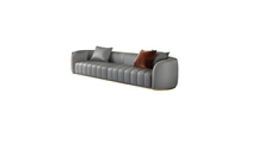 Foshan factory upholstered sofas top grain leather sofa luxury for living room furniture1