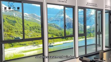 powder coating casement windows