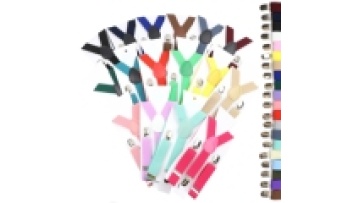 REWIN 3 Metal Clips Y-Back Adjustable Elastic Kids Suspenders1